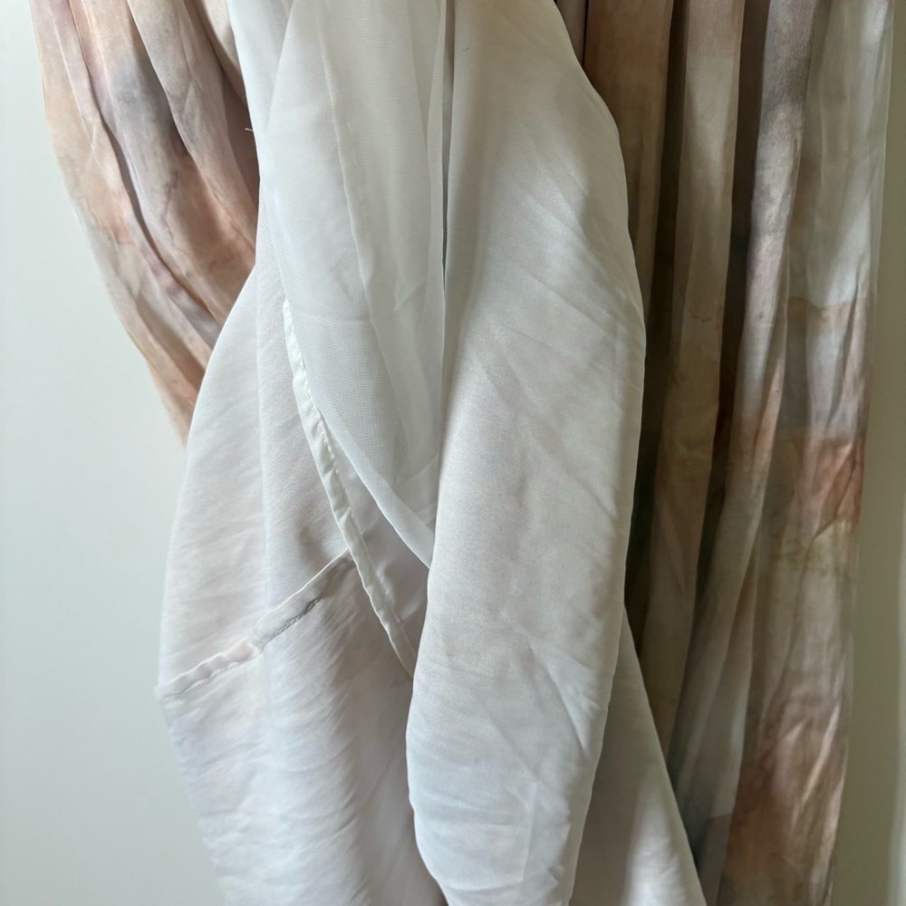 H&M Elegant pink beige Sleeveless Maxi Dress - Picture 7 of 8